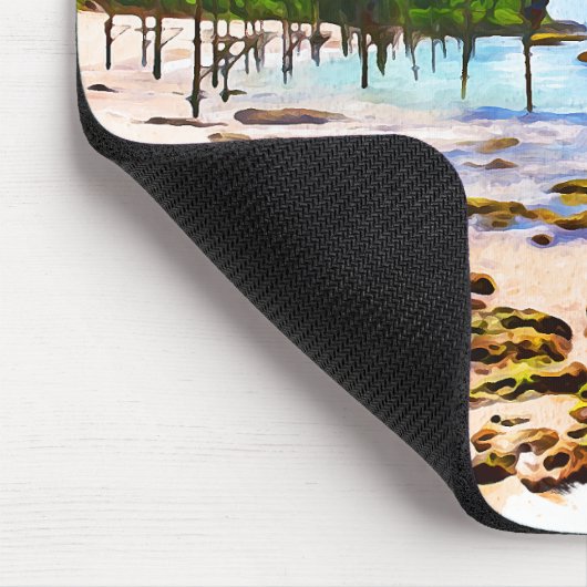 Küste Sri Lankas Mousepad (Ecke)