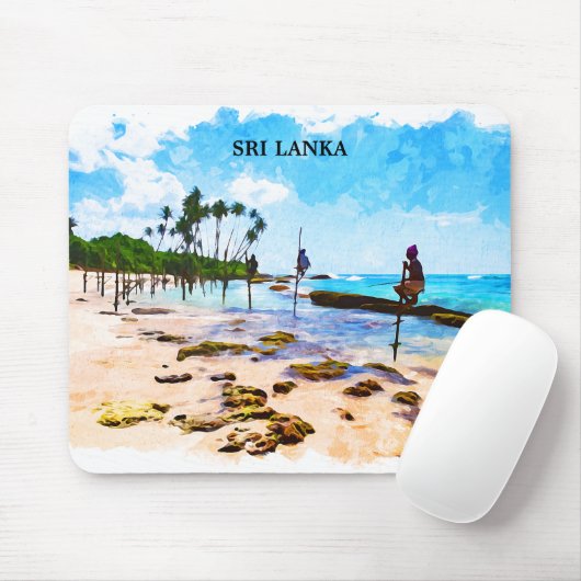 Küste Sri Lankas Mousepad (Mit Mouse)