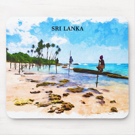 Küste Sri Lankas Mousepad (Vorne)