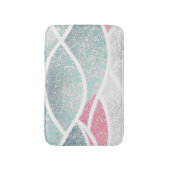 Küste/Strand abstrakte Wellen Badematte (Vorderseite Vertikal)