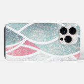 Küste/Strand abstrakte Wellen iPhone Hülle (Rückseite (Horizontal))