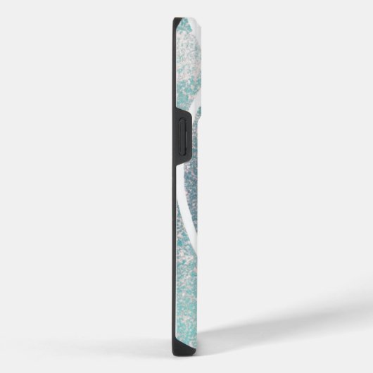 Küste/Strand abstrakte Wellen iPhone Hülle (Rechte Seite)