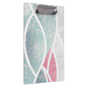 Küste/Strand abstrakte Wellen Klemmbrett (Rechts)