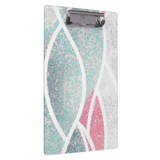 Küste/Strand abstrakte Wellen Klemmbrett (Rechts)