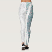 Küste/Strand abstrakte Wellen Leggings (Rückseite)