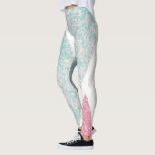 Küste/Strand abstrakte Wellen Leggings (Links)