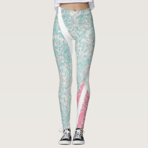 Küste/Strand abstrakte Wellen Leggings
