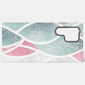 Küste/Strand abstrakte Wellen Samsung Galaxy Hülle (Rückseite (Horizontal))