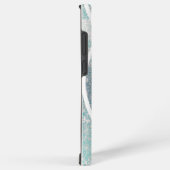 Küste/Strand abstrakte Wellen Samsung Galaxy Hülle (Rechte Seite)