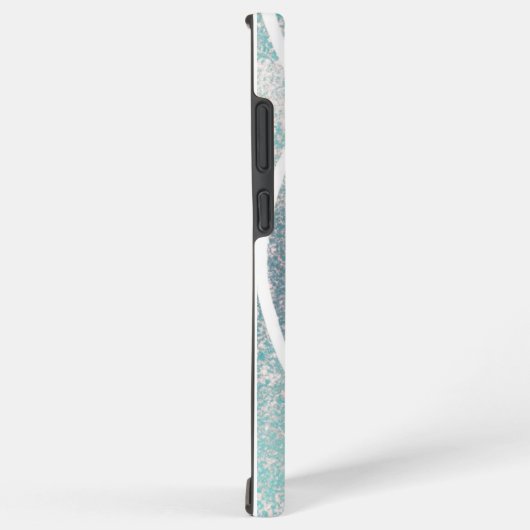 Küste/Strand abstrakte Wellen Samsung Galaxy Hülle (Rechte Seite)