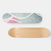 Küste/Strand abstrakte Wellen Skateboard (Horizontal)