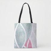 Küste/Strand abstrakte Wellen Tasche (Vorderseite)