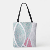 Küste/Strand abstrakte Wellen Tasche (Rückseite)
