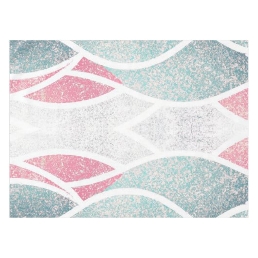 Küste/Strand abstrakte Wellen Tischdecke (Vorderseite (Horizontal))