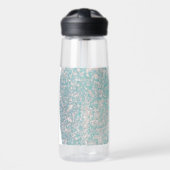 Küste/Strand abstrakte Wellen Trinkflasche (Vorne)