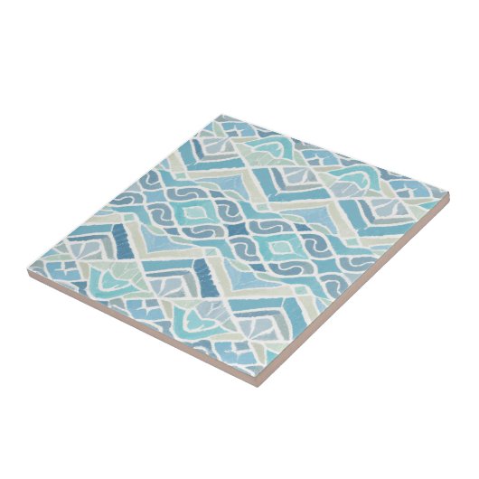 Küste/Strand/nautischer Blau Fliese (Seite)