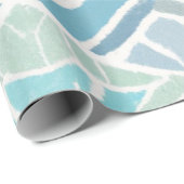 Küste/Strand/nautischer Blau Geschenkpapier (Rolleneckpunkt)