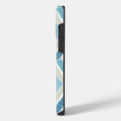 Küste/Strand/nautischer Blau iPhone Hülle (Linke Seite)