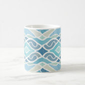 Küste/Strand/nautischer Blau Kaffeetasse (Mittel)