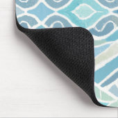 Küste/Strand/nautischer Blau Mousepad (Ecke)