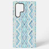 Küste/Strand/nautischer Blau Samsung Galaxy Hülle (Rückseite)