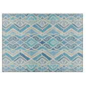 Küste/Strand/nautischer Blau Schneidebrett (Vorderseite)