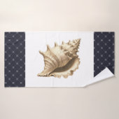 Küste/Strand/nautischer Muschel Badehandtuch (Badehandtuch)