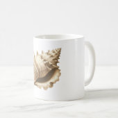 Küste/Strand/nautischer Muschel Kaffeetasse (VorderseiteRechts)