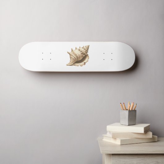 Küste/Strand/nautischer Muschel Skateboard (Wandkunst (Horz))