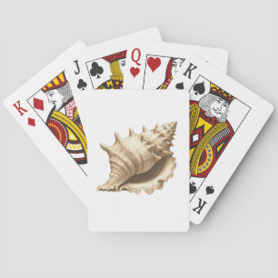 Küste/Strand/nautischer Muschel Spielkarten