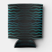 Küste Strand Salty Türkis Wave Abstrakte Kunst Dosenkühler (Vorderseite)