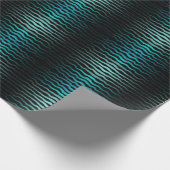 Küste Strand Salty Türkis Wave Abstrakte Kunst Geschenkpapier (Ecke)