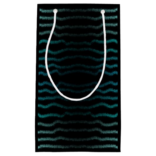 Küste Strand Salty Türkis Wave Abstrakte Kunst Kleine Geschenktüte (Vorderseite)