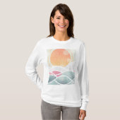 Küste/Strand/Schöner sonniger T - Shirt (Vorne ganz)