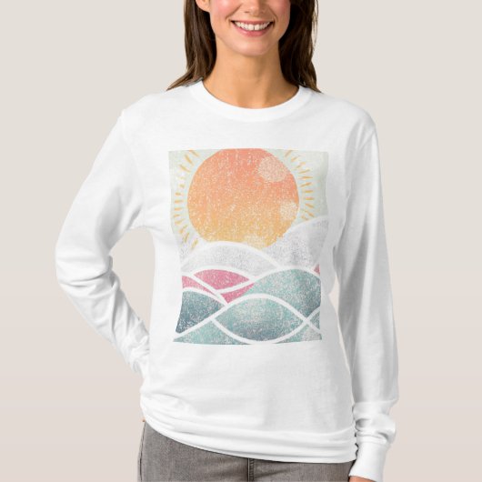 Küste/Strand/Schöner sonniger T - Shirt (Vorderseite)