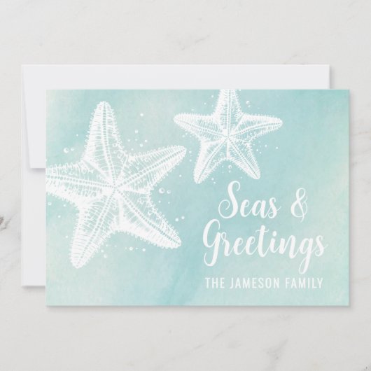 Küste Strand Weihnachten (Vorderseite)