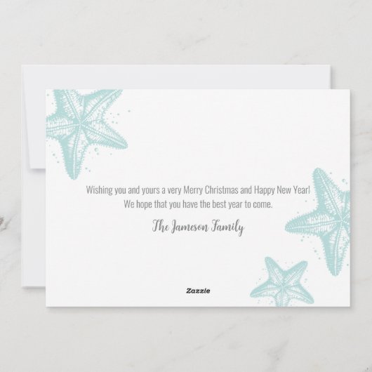 Küste Strand Weihnachten (Rückseite)