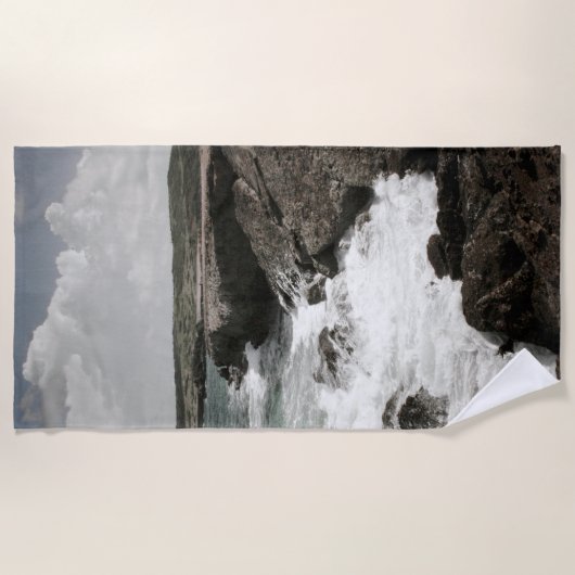 Küste Strandtuch (Vorderseite)