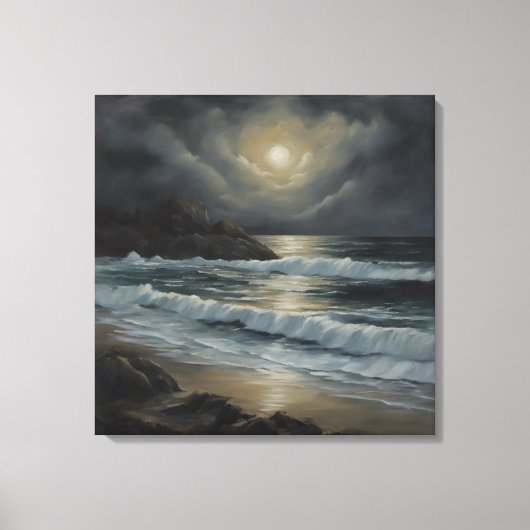 Küste Taranaki - Stretchierte Canvas Print Leinwanddruck (Vorderseite)