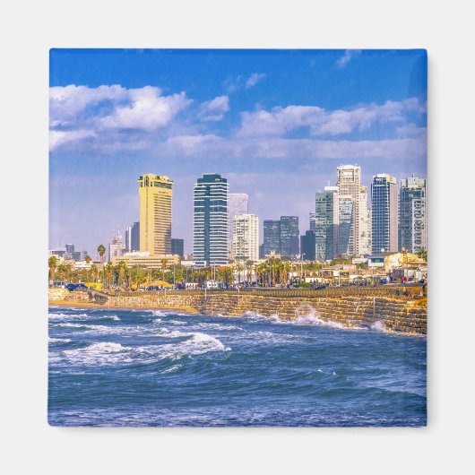 Küste Tel Aviv City, Israel Magnet (Vorne)