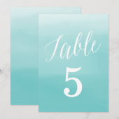 Küste | TISCHNUMMERN (Vorne/Hinten)