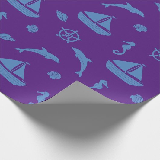 Küste und Nautik Geschenkpapier (Ecke)