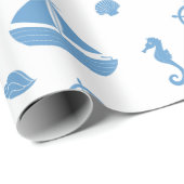 Küste und Nautik Geschenkpapier (Rolleneckpunkt)