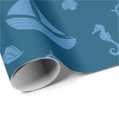 Küste und Nautik Geschenkpapier (Rolleneckpunkt)