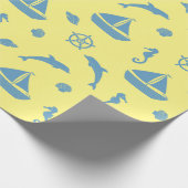 Küste und Nautik Geschenkpapier (Ecke)