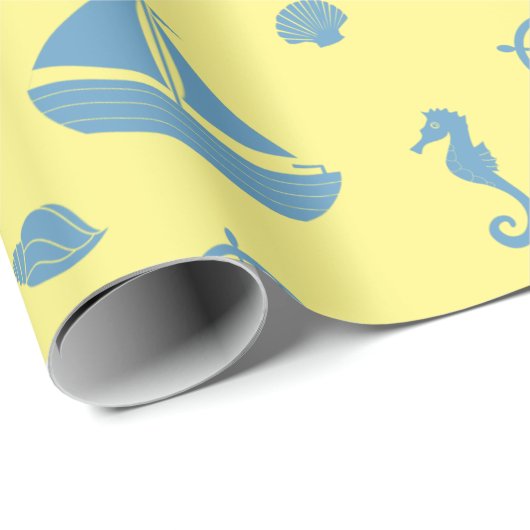 Küste und Nautik Geschenkpapier (Rolleneckpunkt)