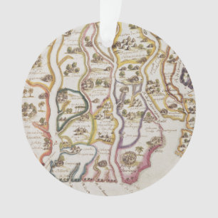 Küste von Afrika und von Fluss Gambia   1622 Ornament