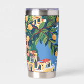 Küste von Amalfi: Iconische europäische Destinatio Thermobecher (Vorderseite)