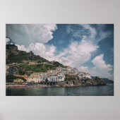 Küste von Amalfi in Italien Poster (Vorne)