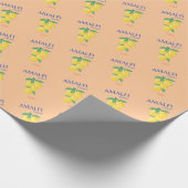 Küste von Amalfi, Italien, Reisen Kunst, Pastel, O Geschenkpapier (Ecke)